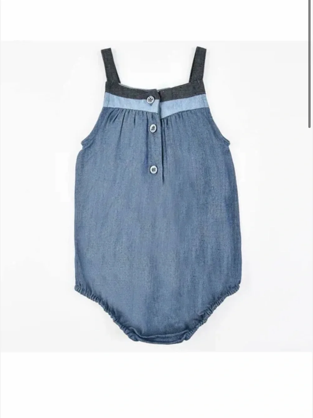100% Cotton Denim Baby Onsie